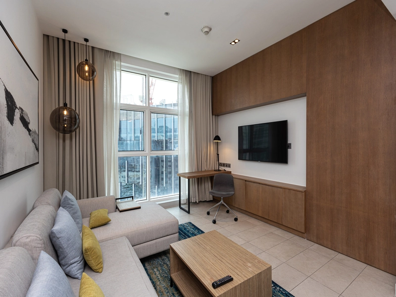 STUDIO FOR RENT IN AFFINI RESIDENCE, AL JADAF